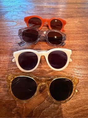 Set of 4  Sunglasses - Madewell Burberry Sun Buddies